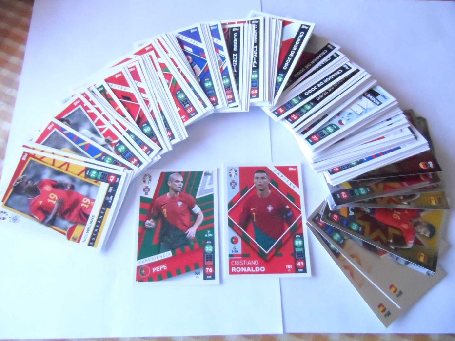 CARTAS DE FUTEBOL LIDL, UEFA EURO/2024, para completar coleções