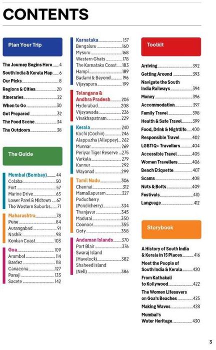 Guia Lonely Planet - South India & Kerala (completamente novo)