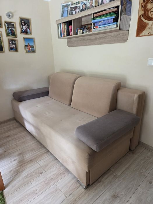 Sofa kanapa z funkcja spania i pojemnikiem