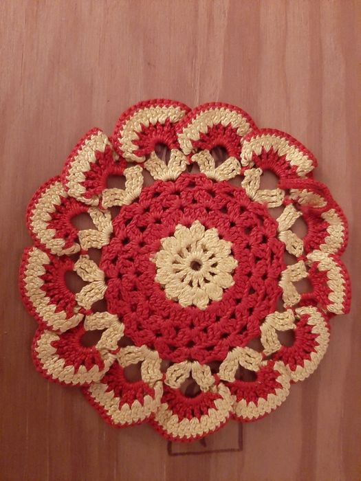 Pega Vintage em croché NOVA