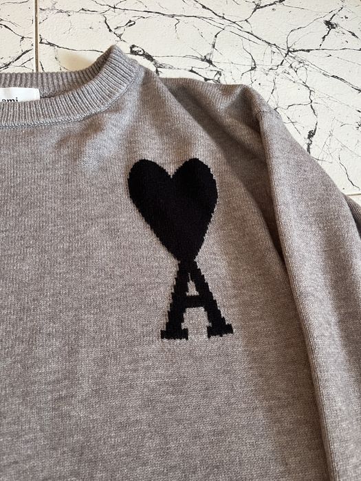 Ami Paris Sweat Cinza