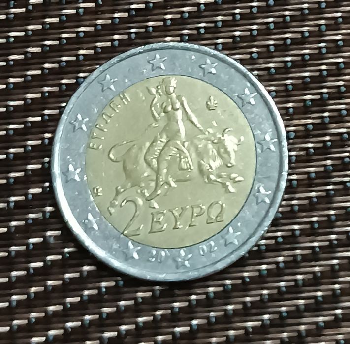 Moeda de 2 euros da Grécia