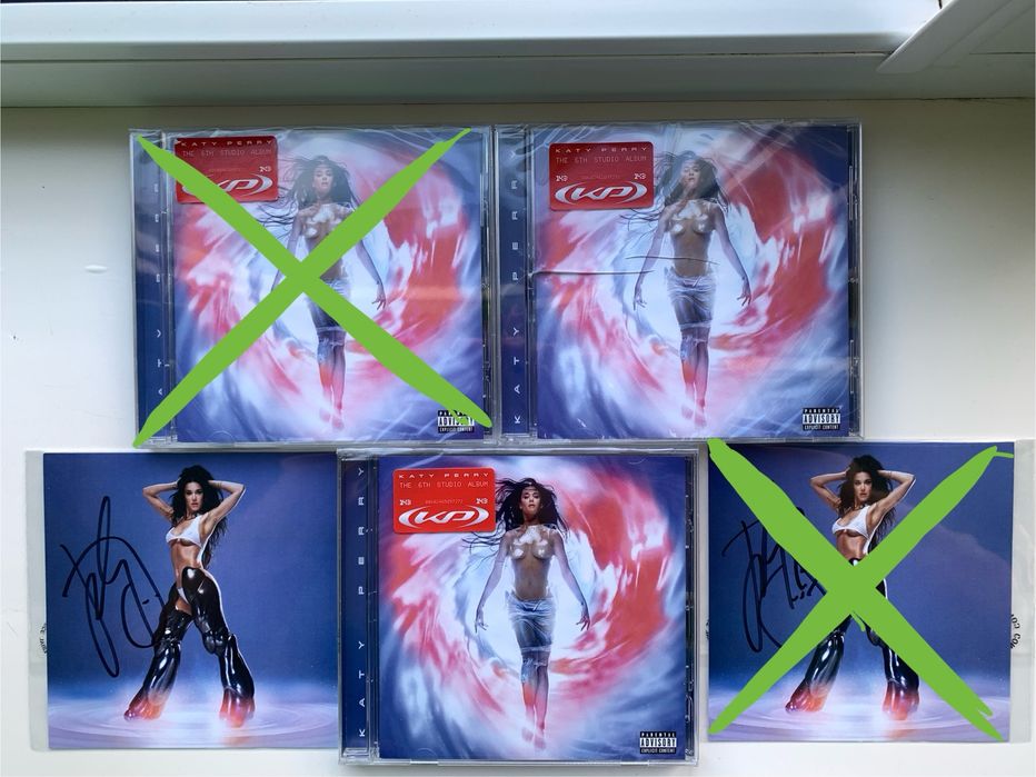 Katy Perry 143 автограф signed CD диск альбом Кеті Пері autographed