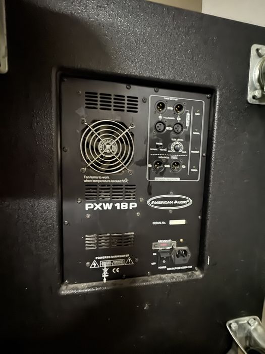 American audio PXW18 P subbas aktywny statyw