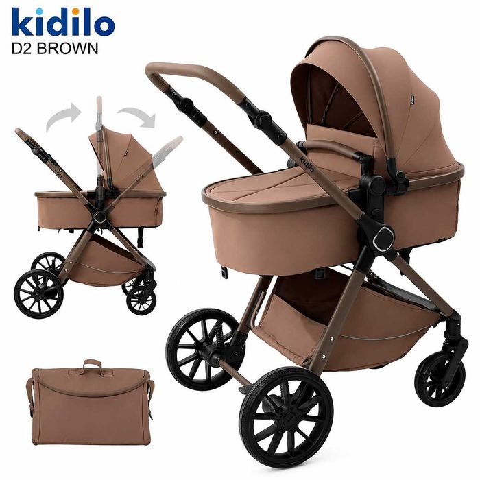 Нові дитячі коляски 2в1 Kidilo luxmom D2 / Від Магазину + Гарантія