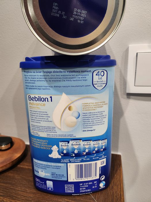 Mleko dla niemowląt Bebilon