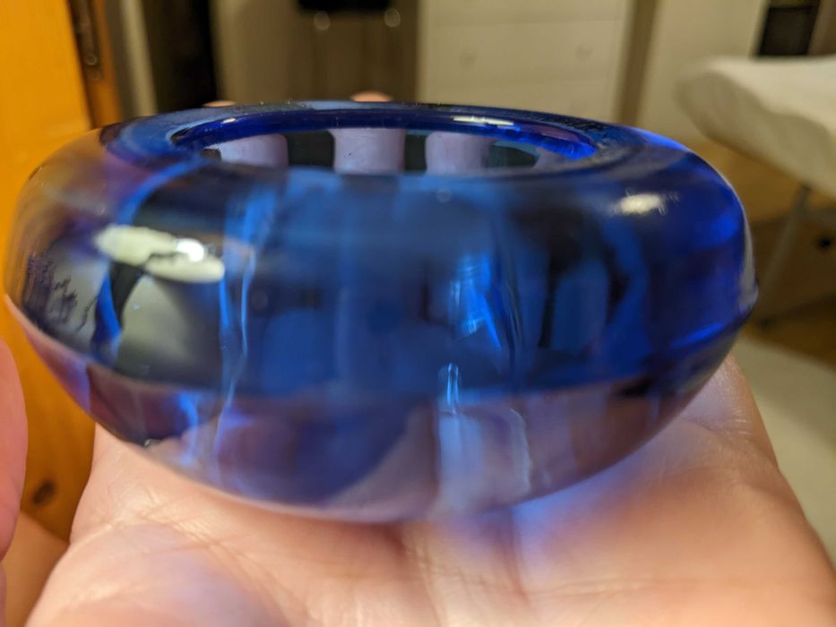 Підсвічники із кольорового скла ручної роботи виробництво Швеція