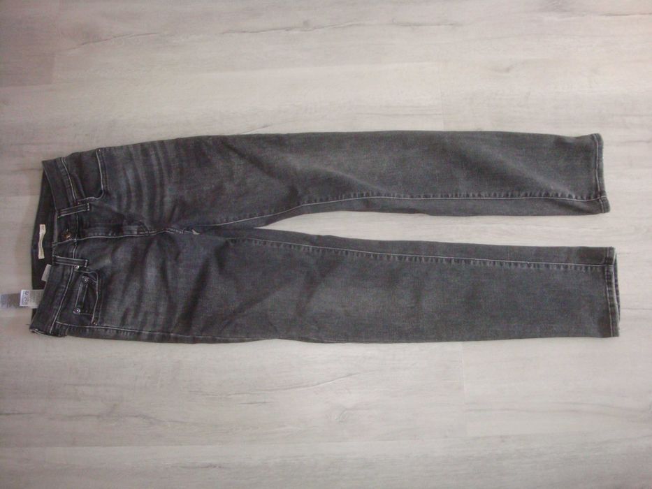 LEVIS Premium 724 High Rise Straight Jeansowe Damskie Spodnie W 26 L 32 grawitowe