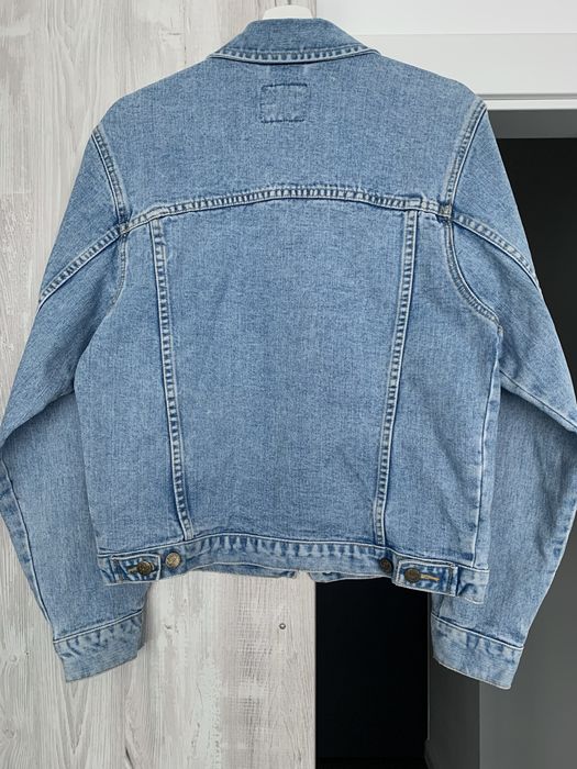 Lee Riders sanforized sherpa kurtka motocyklowa jeansowa katana