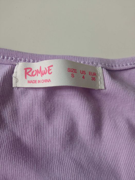 Romwe krótka bluzka damska top r S