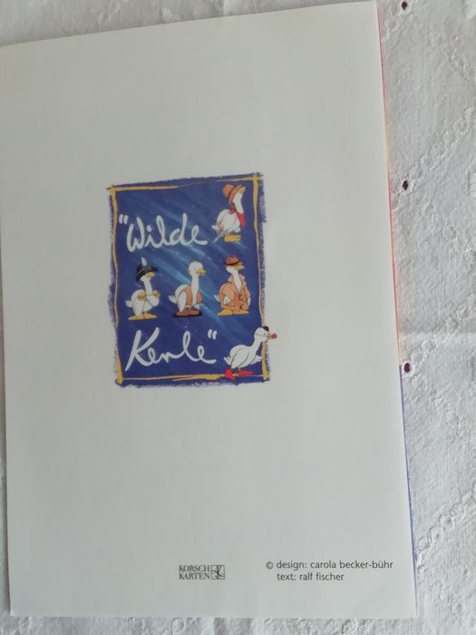 Postal de aniversário alemão