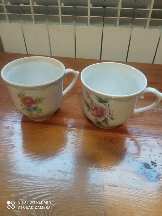 Фарфоровые ,порцелянові чашки