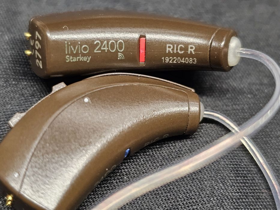 Слуховые аппараты Starkey Livio 2400 RIC R  (премиум/24 канала/блютуз)