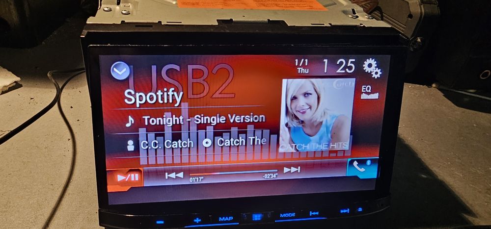 Pioneer Avic-8100NEX Carplay Android Auto 7 cali 2 Din System Nawigacj