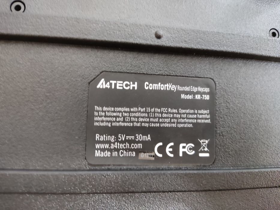 Клавиатура A4tech comfort key