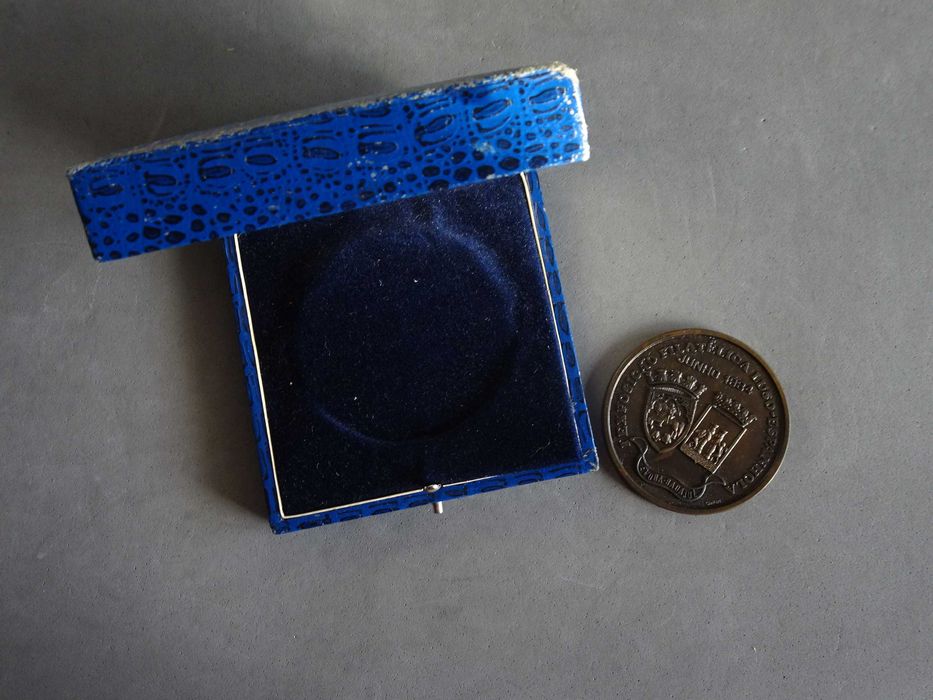 Medalha I Exposição Filatélica Luso-Espanhola Junho 1984 Évora Badajoz