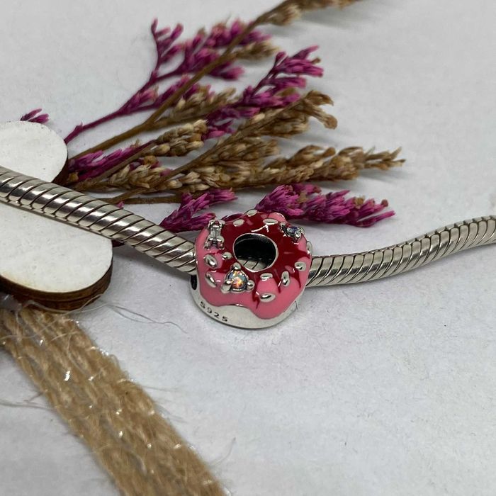 Darmowa Dostawa! Charms zawieszka do bransoletki Donut