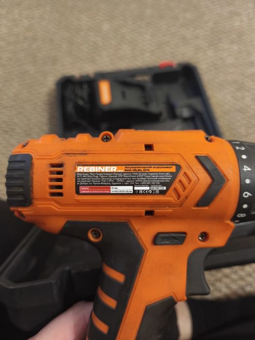 Шуруповерт акумуляторний Rebiner RAD-18LiSL DFR