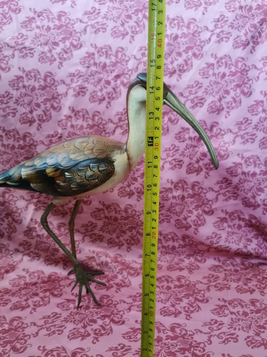 Garça decoração peça assinada