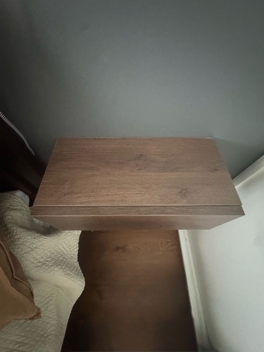Szafki nocne wiszace 40x20x13 DWIE orzech
