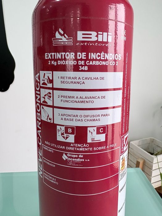 Extintor CO2 2kg Bili Classe B e C [9]