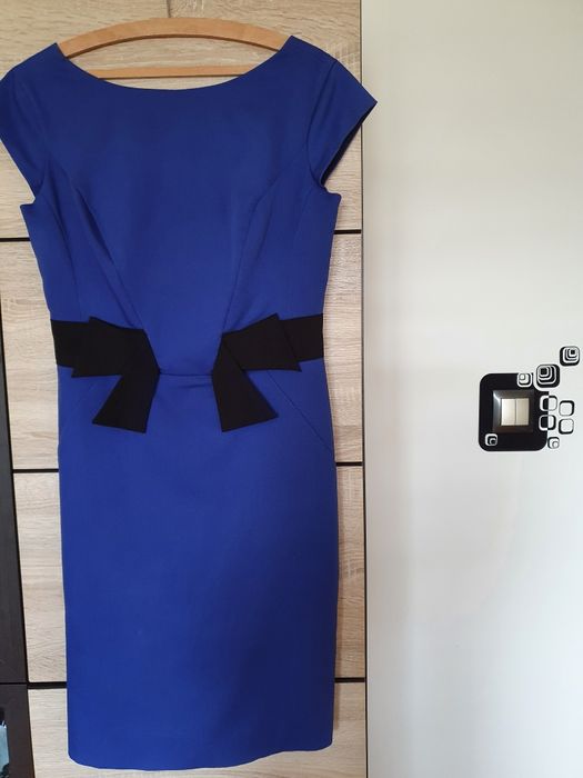 Sukienka Ryłko rozm 38 chabrowa komunia chrzciny elegancka