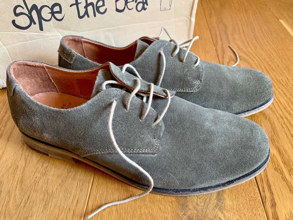 .:: Okazja! Shoe the Bear Derby Morro green trzewiki skórzane 43 ::.