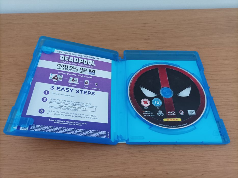 Deadpool Blu-ray