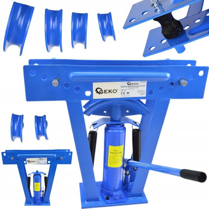 giętarka hydrauliczna do rur do 2" 12t 12 ton 6 profili geko g02040