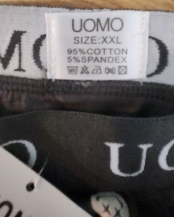Zestaw 2 par świetnych bokserek męskich buźki Uomo