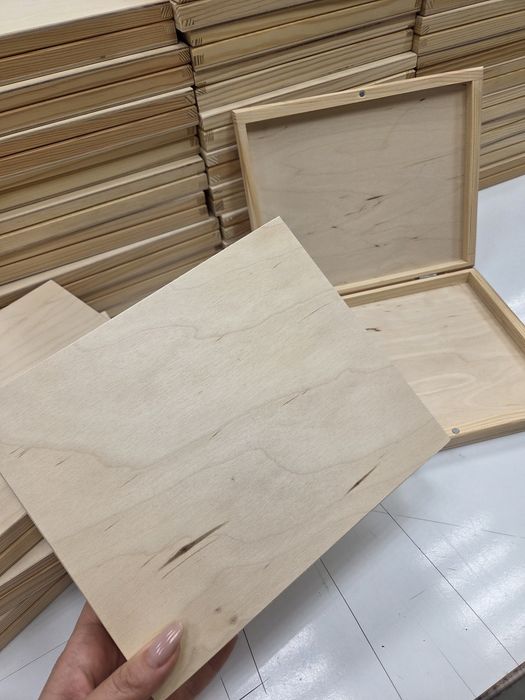 Drewniane pudełka do decoupage i rękodzieła (2 gatunek)