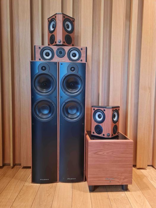 Wharfedale 5.1 – Crystal 2-40 + WH-2 + Power Cube 10+ | Kino domowe