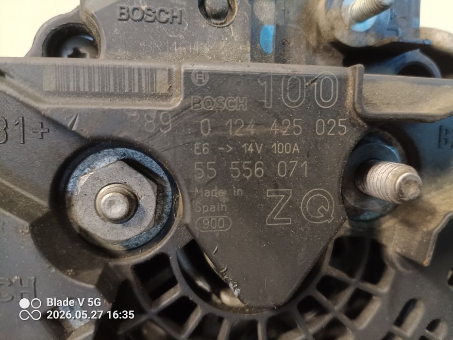 " Insignia A alternator 2.0 CDTI