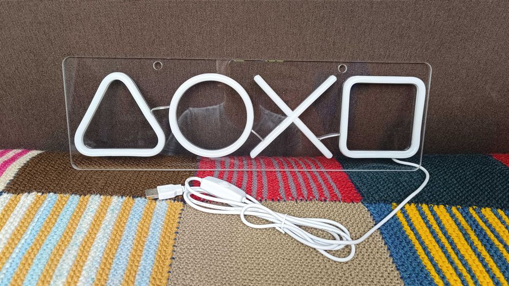підсвітка Xbox Style Неон ночник подсветка иксбокс usb світильник