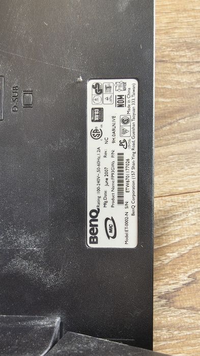 Monitor 19" BenQ FP93GWa