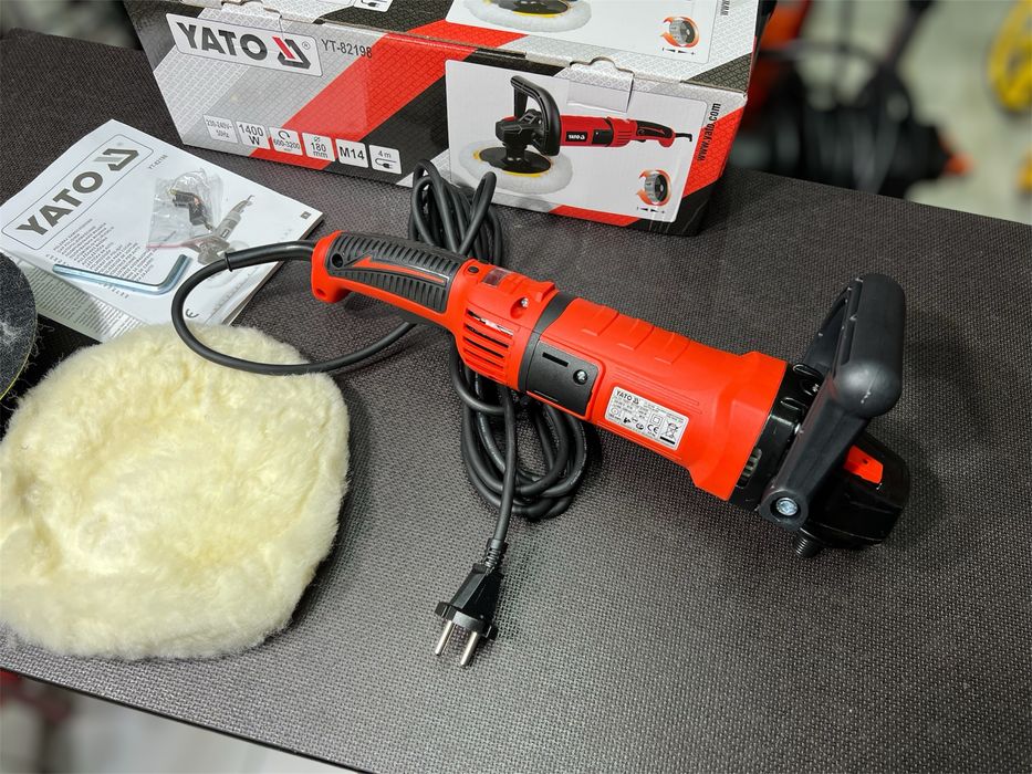 Полировальная машина 1400 Вт YATO YT-82198 Стабилизация оборотов