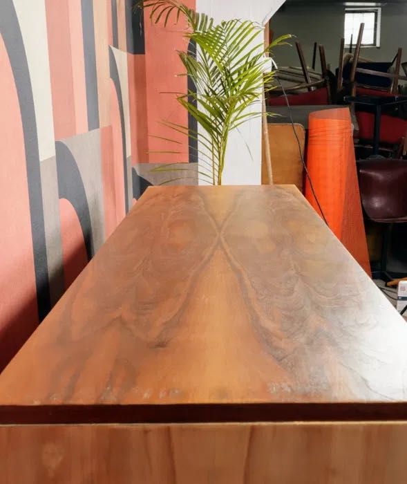 Komoda sideboard VAR B Włocławska Fabryka Mebli antyk vintage