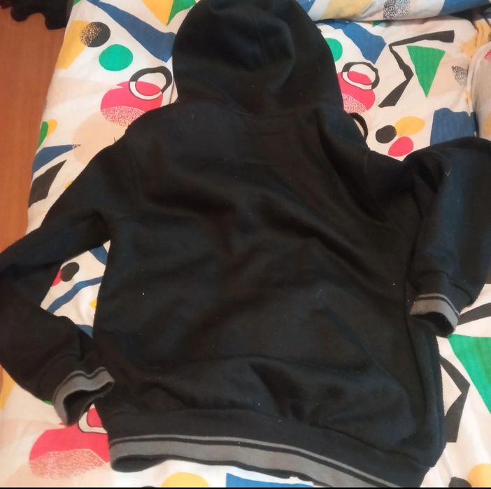 Czarna, bluza męska , rozpinana , rozm M