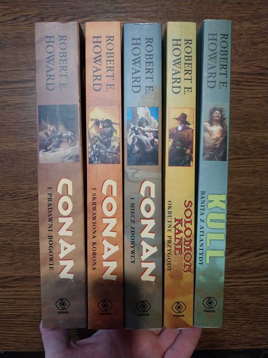 Robert Howard -  Conan, Solomon Kane, Kull - 5 tomów Wyd. Rebis