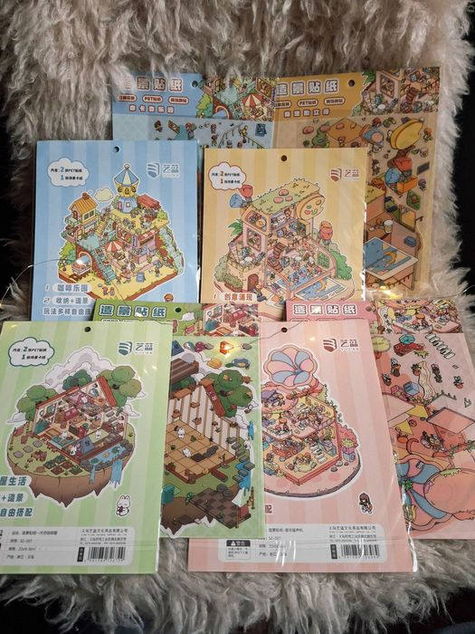 3Д Набір Наліпок Румбокс Будиночки | Акція 2+1=4 | Асортимент в профілі