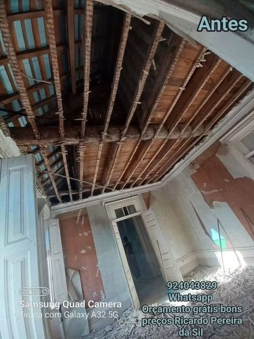 Demolição Recolha de Entulho Madeira Pladur Resíduos Monos Sucata limpeza Terrenos