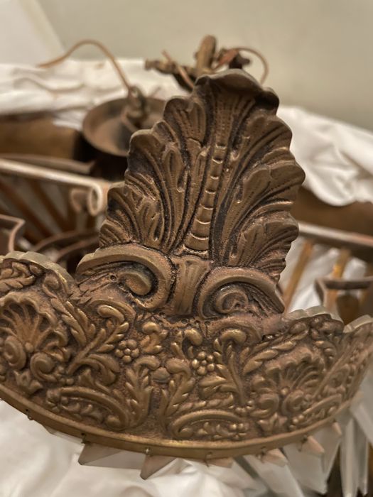 Espectacular lustre tecto anos 70