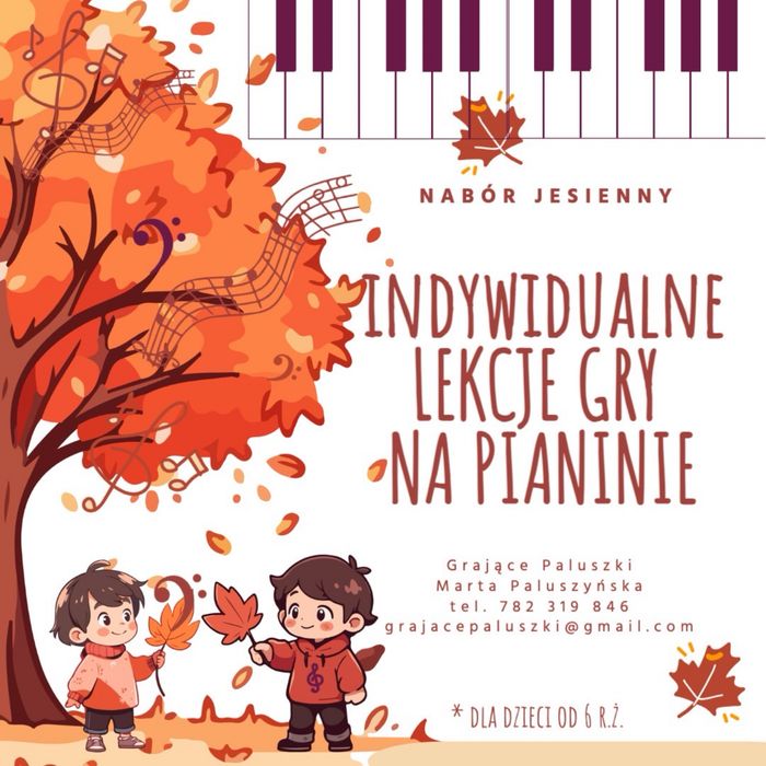Nauka gry na pianinie Lębork
