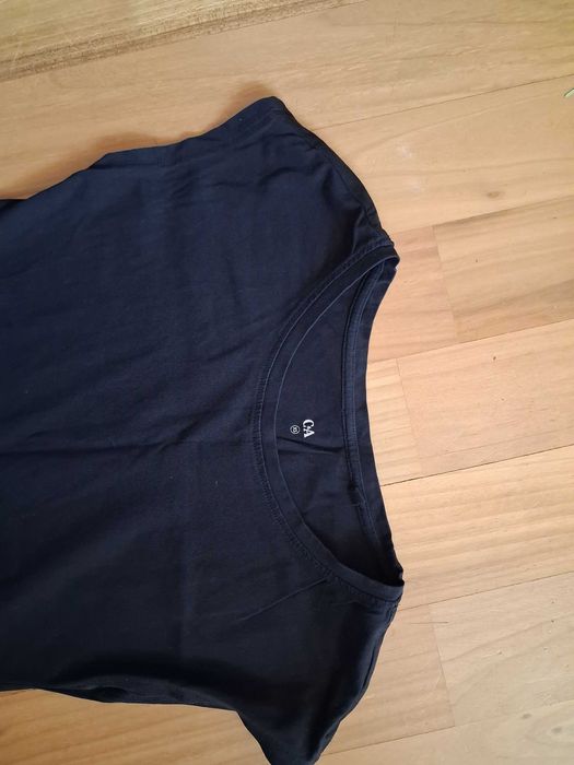 T-shirt czarny c&a XS