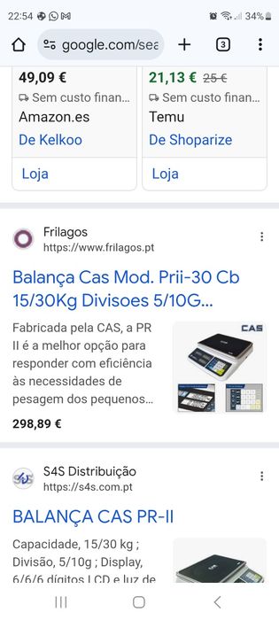 Balanca CAS até 30k digital