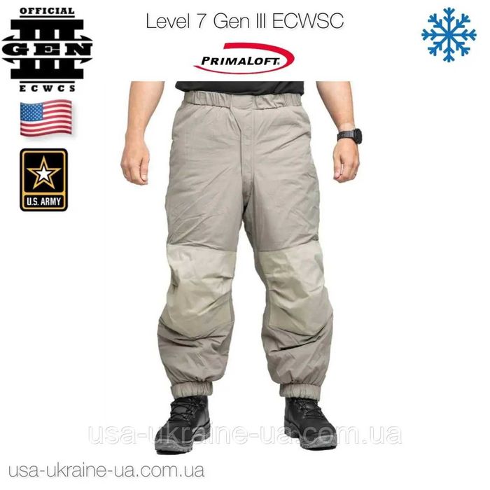 дуже теплі штани чоловічі level 7 GEN III ECWCS USA