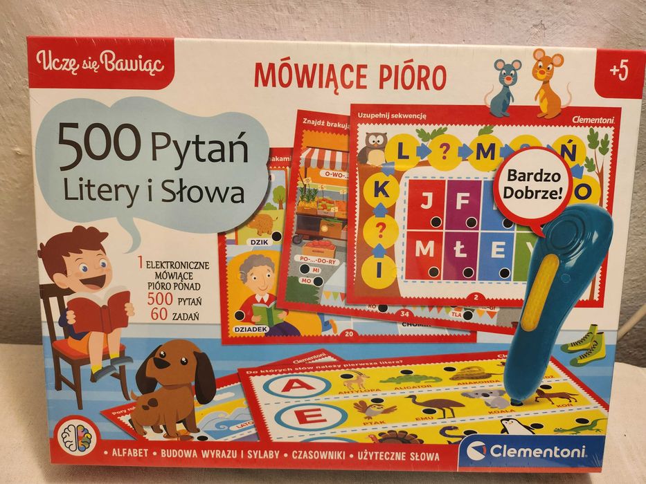 Mówiące Pióro 500 pytań litery i slowa nowy zestaw