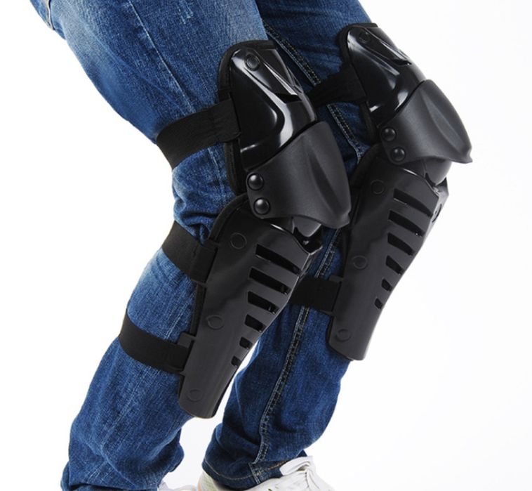 Шарнирные мотонаколенники" SULAITE", Китай, в хорошем состоянии!