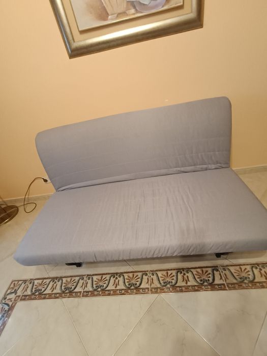 Sofá cama com cobertura abrir e fechar