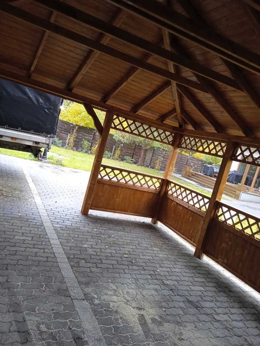 Altana drewniana Walencja 6 x 5. Producent. Szybki montaż